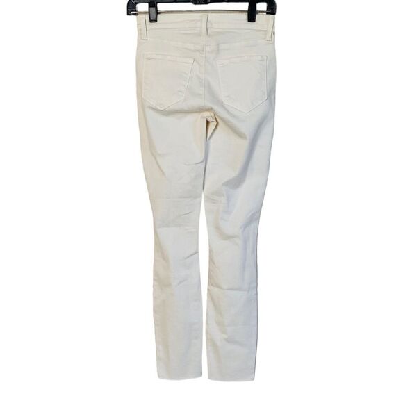 L’AGENCE Margot High Rise Destroyed Knee Vintage Off Skinny Jeans Sz 25 NWT - Picture 4 of 12